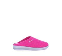 Grunland CI2618 - Chanclas básicas para mujer, de fieltro de lana auténtica, color fucsia y arena, talla 41