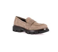 Grunland Mocasín Penny Loafer de ante | ROCE SC6162, topo, 39 EU