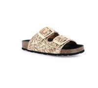 Grunland - Regleta de doble hebilla de rafia | ENNY CB1843, cuero, 39 EU