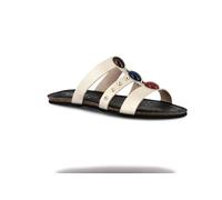Grunland - Regleta plana con piedras aplicadas | SUVI CB1848, Platino, 39 EU