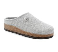 Grunland Sara CB0169 Cenere Grigio ciabatte Donna plantare feltro Lana 36
