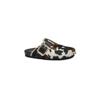 Grunland Sara CB0793 - Chanclas de punta cerrada para invierno, Marrón Multi, 39 EU