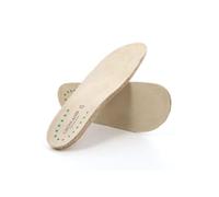 GRUNLAND SO0007 BEIGE - Plantilla extraíble de látex y piel auténtica para sandalias y zapatillas de mujer unisex de las líneas Esta Dara Ines Laba Este Nesi Dogo Finn Nile (40)