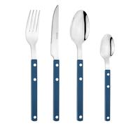 Grunwerg Bistro Juego Cubiertos 24 Piezas Acero Inox 18/0 Azul