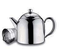 Grunwerg Café Ole HT-050X Belmont Range Deluxe 18/10 Tetera de acero inoxidable pulido con cesta infusora, 50 onzas