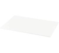 Grunwerg CB-1218W Tabla de Cortar de plástico de Alta Densidad, Blanco, 45 x 30 x 1 cm