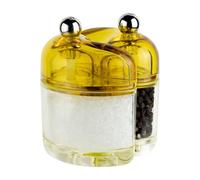 Grunwerg Gmill Salero y Pimentero Acrílico 10 cm Amarillo