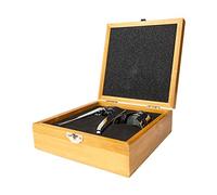 Grunwerg - Juego de 2 Cajas de champán Profesionales de Lujo, Madera, 19 x 18,5 x 8,5 cm