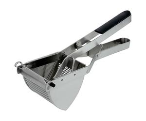 Grunwerg Potato Ricer, Masher, Fruit and Vegetable Press with Ergonomic Handle, Stainless Steel
