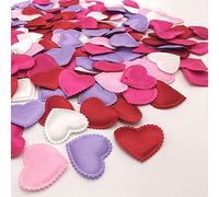 Grunyia - Confeti de corazón Decorativo, romántico para el día de San Valentín, Día de la Madre, cumpleaños, Aniversario, día de Acción de Gracias, Navidad, Año Nuevo