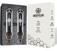 GRUOTVSZAK 625umol CMH 315W Halogenuros metálicos cerámicos 3000K CDM espectro completo foco de cultivo de flores para interiores, paquete de 2
