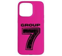 Grupo 7 Somos Grupo 7#7 Séptimo Grupo Carcasa para iPhone 15 Pro MAX