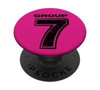 Grupo 7 Somos Grupo 7#7 Séptimo Grupo PopSockets PopGrip Adhesivo