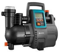 Grupo a presión electrónico 5000/5E Comfort de Gardena: bomba doméstica, pantalla LCD, ahorra energía, caudal 5000 l/h, motor de 1300 W, disyuntor térmico, seguro de funcionamiento en seco (1759-20)