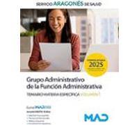 Grupo Administrativo De La Función Administrativa. Temario Materia Esp