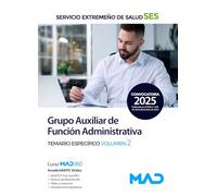 GRUPO AUXILIAR FUNCION ADMINISTRATIVA TEMARIO 2 EXTREMADURA