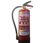 Grupo Cano Lopera | Extintor Universal Polvo Seco ABC con Capacidad de 6 Kg | Homologado | Eficacia 27A 183B | Útil para Casa - Caravana - Oficina - Restaurante | Incluye soporte para Pared