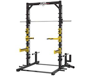 Grupo Contact - Máquina Multipower Fitness Multifuncional, con Jaula Rack, Uso Profesional y Particular, Mo. TS113, Ideada para Multiejercicios con Soporte de Discos.