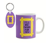 Grupo Darik Taza y Llavero, Original diseño para Regalar a Amigas Amigos y Seres Queridos, friends