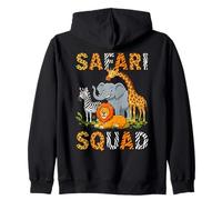 Grupo de Animales de Safari Squad Friends Sudadera con Capucha