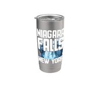Grupo de arte Cool Cliffside Souvenir de las Cataratas del Niágara, Nueva York Vaso térmico de acero inoxidable de doble pared