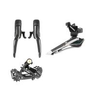 Grupo de Bicicleta Carretera Carbono RX Cable Brake 2x12 24S | Grupo con desviador delantero con abrazadera y desviador trasero con jaula de carbono