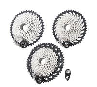Grupo de bicicleta de montaña de 10 velocidades con bielas huecas 32T/34T | Cassette 46T, kit de transmisión de aleación de aluminio que incluye cambios, desviador trasero y pedalier de ciclismo