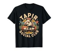 Grupo de Conservación de Vida Silvestre Tapir Social Club Camiseta gráfica económica