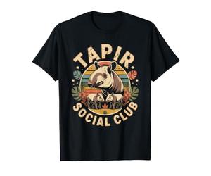 Grupo de Conservación de Vida Silvestre Tapir Social Club Camiseta gráfica económica