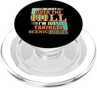 Grupo de cumpleaños familiar escénico de la ruta del humor sobre la colina PopSockets PopGrip para MagSafe