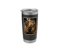 Grupo de fantasía épica del panteón de la mitología clásica de los dioses griegos Vaso térmico de acero inoxidable de doble pared