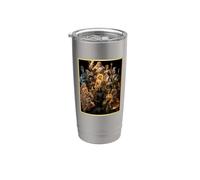 Grupo de fantasía épica del panteón de la mitología clásica de los dioses griegos Vaso térmico de acero inoxidable de doble pared