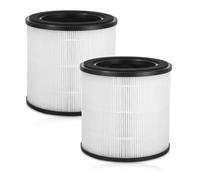 Grupo de Filtros de Carbón Activado de Repuesto de Reemplazo HEPA de 2 Piezas Compatible con Purificadores de Aire de la Serie Philips 800, con Números de Pieza de Referencia FY0194/30、FY0293/30