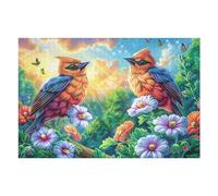 Grupo de Leones del Bosque Rompecabezas 1000 Piezas Cartón para Parejas Las Mascotas Tiernas Calientan el Corazón Actividad Tiempo Libre Terapia Relajación Decoración Salón Regalo Sorpresa 1000 PCS