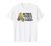 Grupo de radios de Plata Senior para Ciclistas de Bicicletas eléctricas Jubilados Camiseta