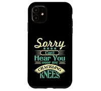 Grupo de recuerdos de envejecimiento Humor de jubilación gracioso agrietado Carcasa para iPhone 11