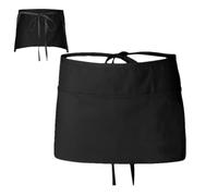 Grupo de servicio con 3 bolsillos - Resistente para camareros de poliéster de trabajo corto | A media longitud ligera con tejido impermeable, de gastronomía pra