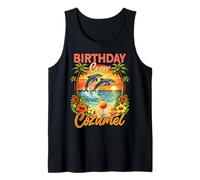 Grupo de Vacaciones de Crucero en México de Birthday Crew Cozumel Camiseta sin Mangas