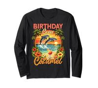 Grupo de Vacaciones de Crucero en México de Birthday Crew Cozumel Manga Larga