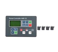 Grupo electrógeno DC 8-35V AMF-25, controlador automático del generador diesel, arranque/parada automático o manual, medición del grupo electrógeno U1-U3, I1-I3, Hz, kVA, kW, kVAr, kWh