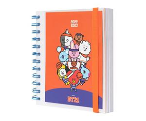 Grupo Erik Agenda 2022 2023 BT21 - Agenda escolar 2022 2023 dia por página desde agosto de 2022 a junio de 2023 Vuelta al cole material escolar - Agenda BT21 2022 2023 - Licencia oficial (AEEDPM2203)