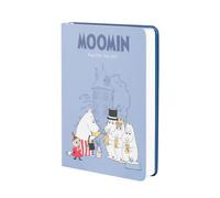 Grupo Erik Agenda 2026 2027 pequeña Moomin | Agenda escolar 2026 2027 Semana Vista, de Bolsillo, A6, Universidad, Tapa blanda, Ilustraciones y Pegatinas, 17 MESES