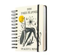 Grupo Erik Agenda 2026 Dia por Pagina Peaceful - Agenda diaria Anual pequeña - Incluye Pegatinas, Marcapáginas e Ilustraciones (11,4x16 cm)