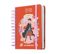 Grupo Erik Agenda 2026 Harry Potter Dia por Pagina - Agenda diaria Anual - Incluye Pegatinas, Marcapáginas e Ilustraciones (11,4x16 cm)