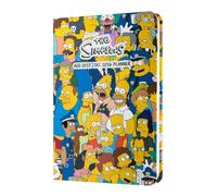 Grupo Erik Agenda Escolar 2025-2026 Semana Vista A6 Simpsons - Agenda 2025 2026 pequeña A6 : Tamaño Bolsillo | Con Ilustraciones y Pegatinas : Para Instituto y Universidad [17 MESES]