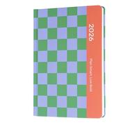 Grupo Erik Agenda 2026 Semana Vista Vertical A5 - Agenda semanal Anual Con Pegatinas, Marcapáginas y páginas de Alto Gramaje (Dic. 2025 a Dic. 2026), Verde y Morado