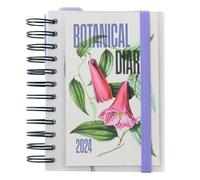 Grupo Erik Agenda Botanical Trend 2024 - Agenda anual 2024 día por página con ilustraciones - Agenda dia por página, Planificador diario 2024 - Agenda 2024
