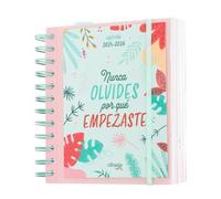 Grupo Erik Agenda Escolar 2025-2026 Día por Página Amelie, en Español - Agenda Colegio Niña para Primaria : Curso 2025 2026 | Con Frases Motivadoras, Pegatinas y Anillas