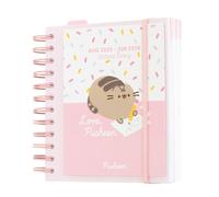 Grupo Erik Agenda Escolar 2025-2026 Día por Página Pusheen - Agenda Colegio Niña para Primaria : Curso 2025 2026 | Con Ilustraciones, Pegatinas y Anillas