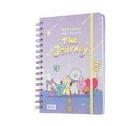 Agenda Escolar 2025/2026 Semana Vista A5 12 Meses Bt21 The Journey